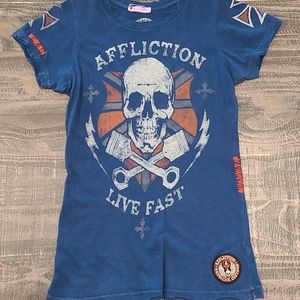 Affliction tee shirt